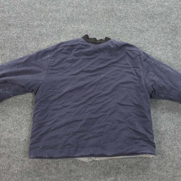 Bulwark FR Jacket Mens Large Blue Flame Resistant Quilted Bomber Workwear - Picture 9 of 16